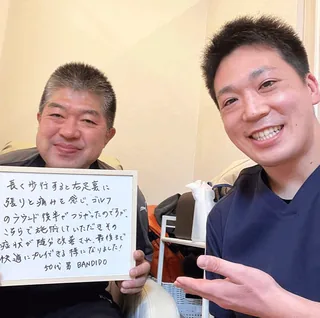 T様（50代男性）とスタッフ